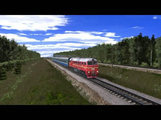 [Trainz 2012 3.7] Форсажный разгон до 100км/ч на М62-1845