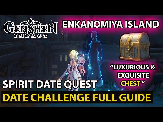 Genshin Impact - How To Complete World Quest  - Date Challenge Full Guide