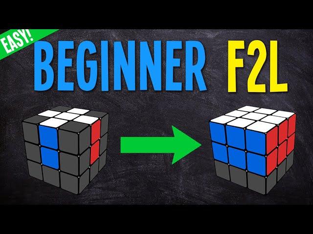 F2L For Beginners | Easy CFOP Tutorial