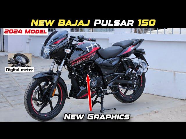 New 2024 Bajaj Pulsar 150 | With New Updates | Full Digital Meter Console 