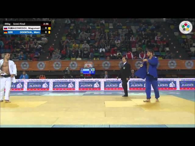 Magomed MAGOMEDOV (RUS) Vs Marc ODENTHAL (GER) - Judo Grand Prix Samsun 2014 [-90kg]