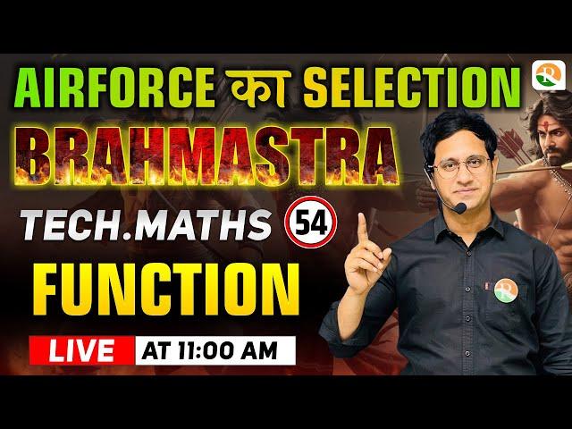 Function -1 | Airforce Maths Classes | Maths for Airforce 2024 | Airforce Maths Classes 2024