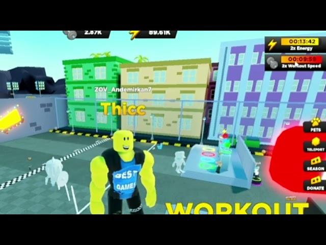 PROMO CODES В STRONGMAN SIMULATOR ROBLOX