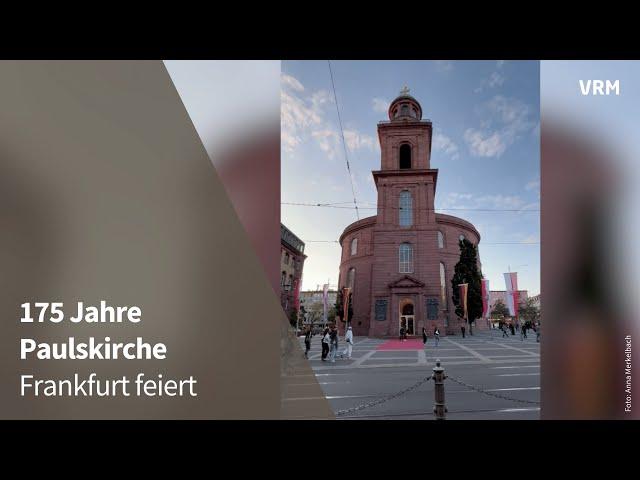 Frankfurter Demokratiefest zu 175 Jahren Paulskirche