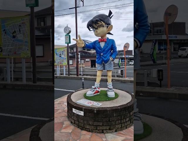 Visit the Detective Conan Town in Japan  #shorts #japan #anime #detectiveconan