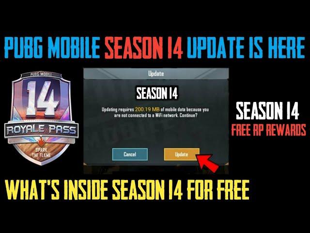 Pubg Mobile Season 14 Free Royal Pass Rewards  | Pubg Mobile Season 14 Free Rp Rewards