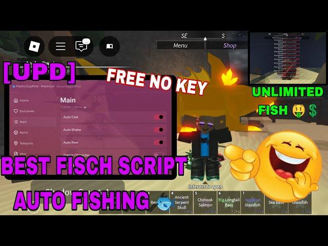 [UPD] Fisch Script Pastebin GUI | FASTEST Auto Fish,Fish Dupe Fluxus,Hydrogen,Delta,Arceus X Mobile