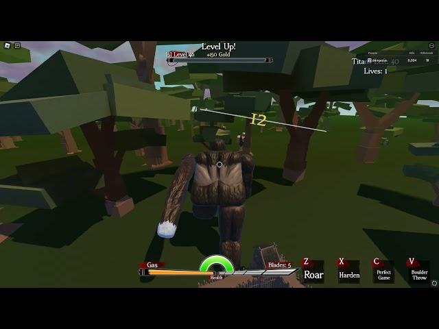 Private Server Code for Untitled Attack On Titan (roblox)