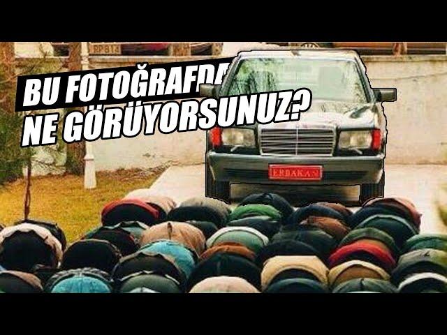 Erbakan Plakalı Mercedes Makam Arabası Önünde Kılınan Namaz(Kara Propaganda)