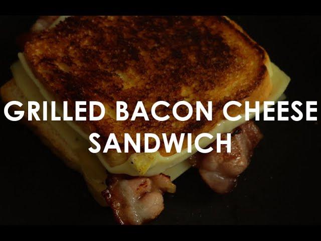 #2 Grilled Bacon Cheese Sandwich With Caramelized Onion | Delicious Art