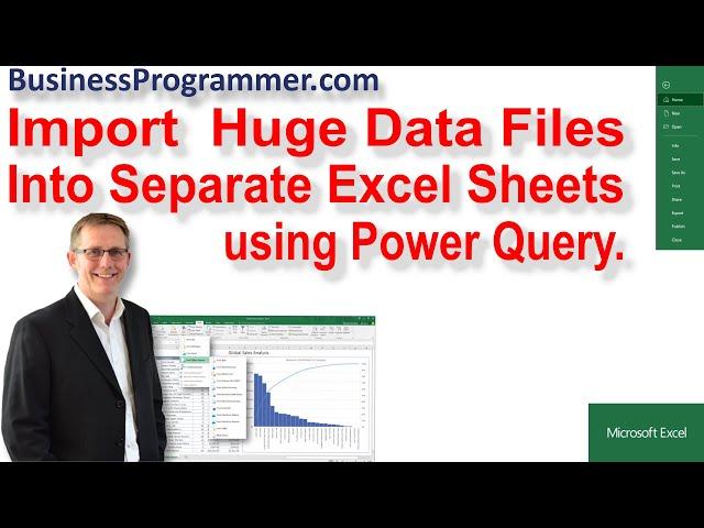 Use Power Query To Import Text File into Excel