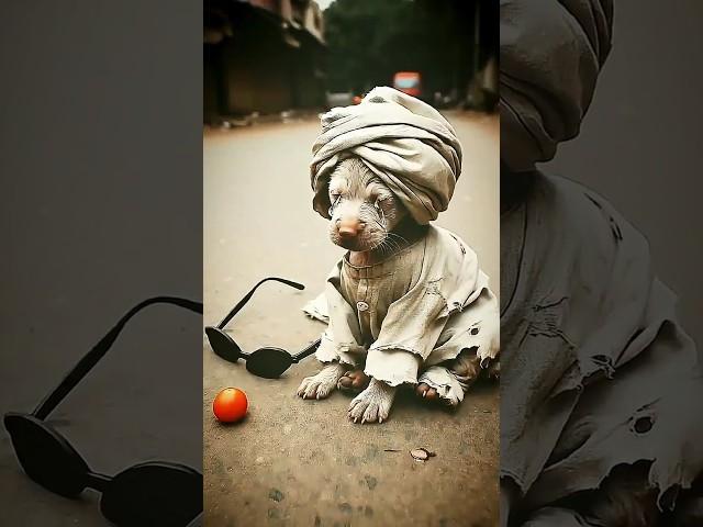  1. This old puppy remembers the days he once ran free #shorts #ai #shortsfeed #1m