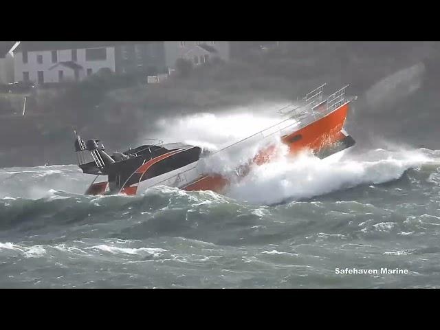 'Storm Ashley' at sea aboard the T 2000 'Voyager'