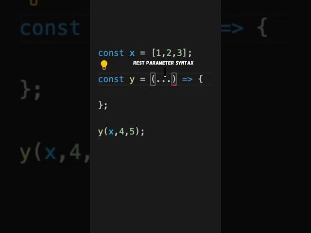 the difference between the spread syntax and rest parameter syntax in JavaScript ES6