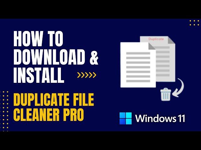 How to Download and Install Duplicate File Cleaner Pro For Windows