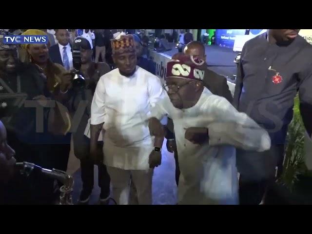 (TRENDING) Tinubu Dances "Buga" At Townhall Meeting With Youths In Abuja