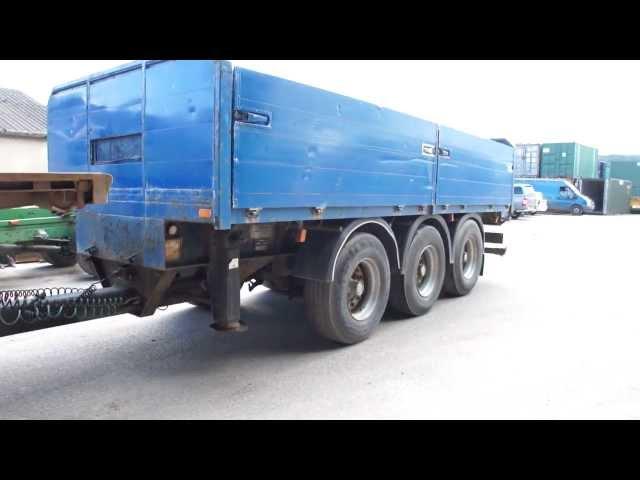 1997 WILSON TRIAXLE DRAWBAR TRAIER ON AIR SUSPENSION