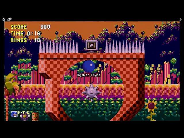 Classic Sonic Simulator V12 - Acorn Moutain Zone Act 1 & 2. (By: TheKitcatto.)