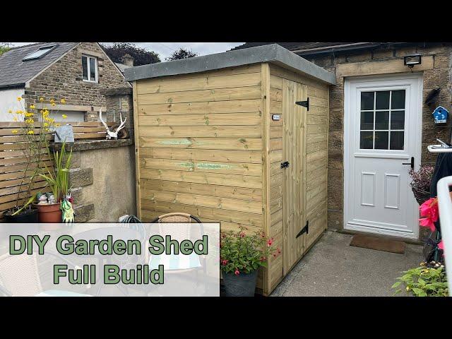 DIY Garden Shed - Full Build in Under 13 minutes + Project Cost