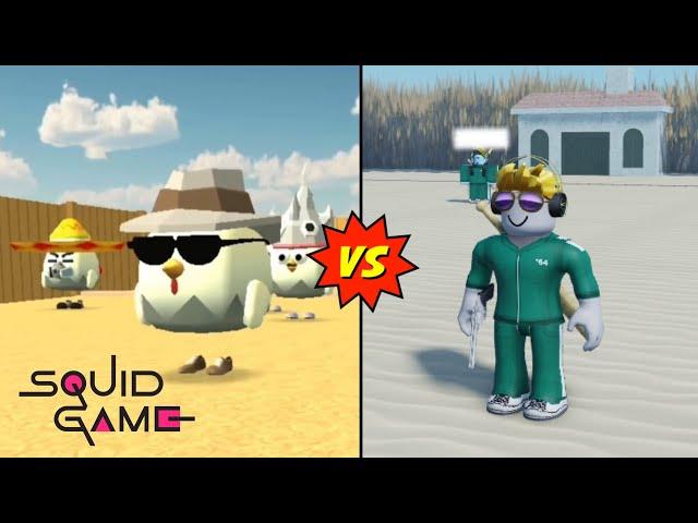 Chicken Gun VS Roblox Squid Game