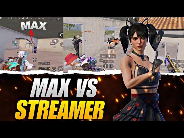 Max vs iPad player Streamer | fastest 3 finger player | BGMI