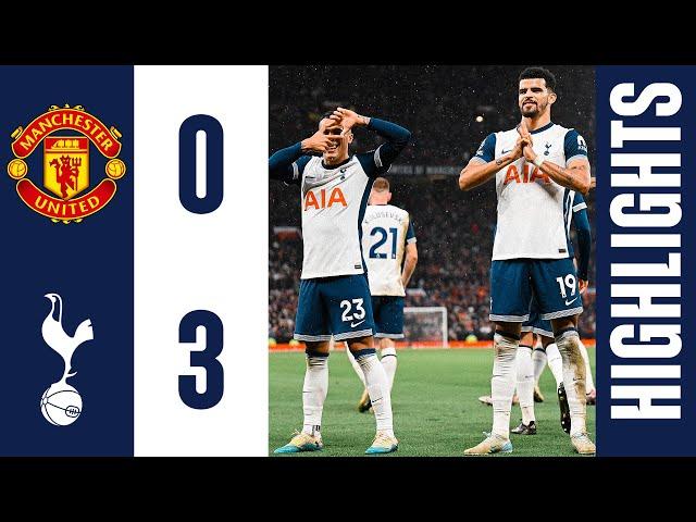 Spurs cruise to Old Trafford victory / Man United 0-3 Tottenham Hotspur // PREMIER LEAGUE HIGHLIGHTS