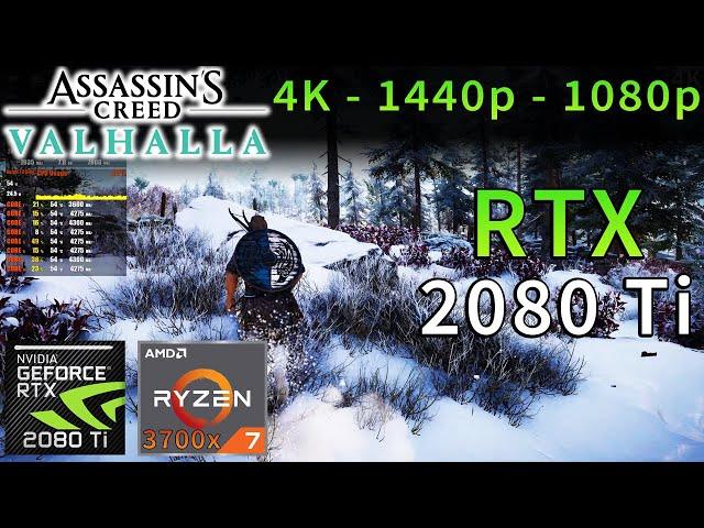 Assassin's Creed Valhalla | RTX 2080 Ti | Ryzen 7 3700x | 4K - 1440p - 1080p | Ultra High Settings