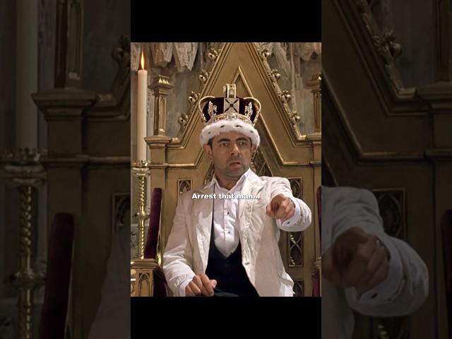 Mr.Bean became king #movie #shorts #johnnyenglish