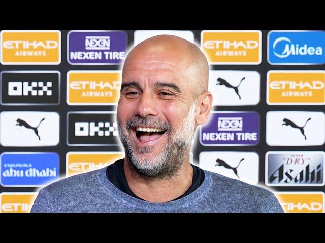 'I NEVER CHOOSE THE CAPTAIN! I LET PLAYERS DECIDE!' | Pep Guardiola EMBARGO | Fulham v Man City