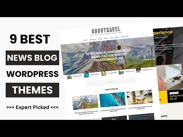 9 Best WordPress Themes for News Blog 2024 | Responsive WordPress News Theme