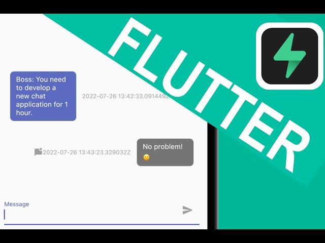  Chat app in 20 minutes on FLUTTER  Supabase - 4K