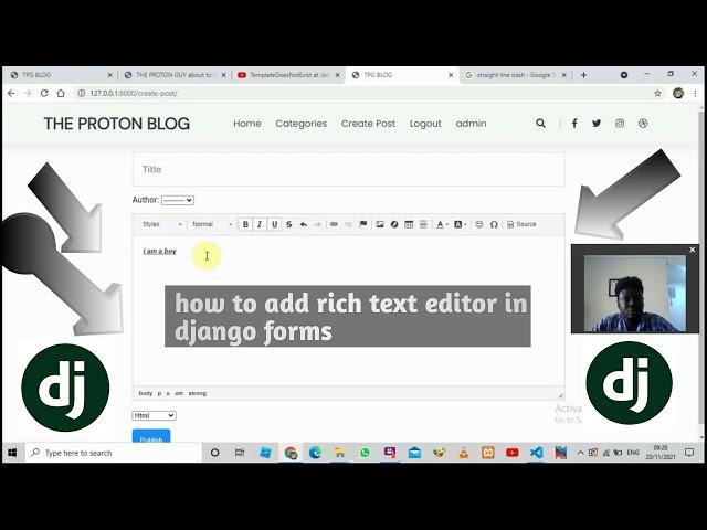 Django Ckeditor | How To Add A Rich Text Editor To Django Project