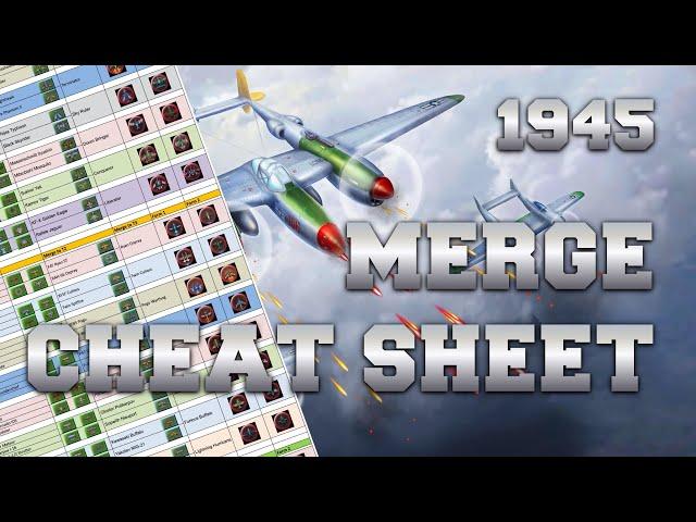 Cheat Sheet: Aircraft/Wingman/Device Module Merge - 1945 Game