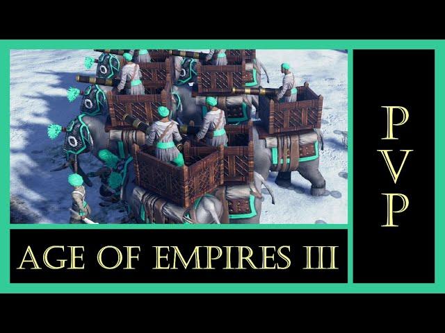 Age of Empires III - Multiplayer #9 - Sloni na sněhu - [CZ]