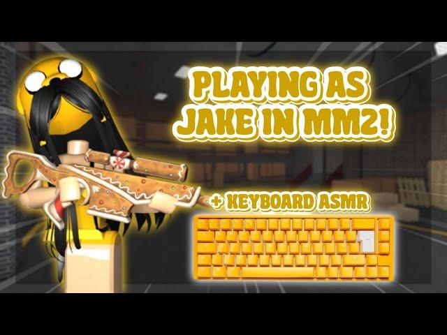 BEATING TEAMERS AS JAKE IN MM2 + KEYBOARD ASMR!
