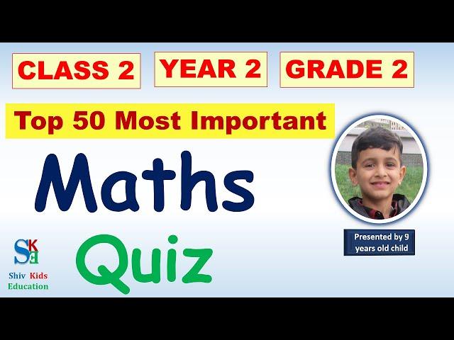 Maths question and answer for class 2 [Maths quiz CBSE 2024]