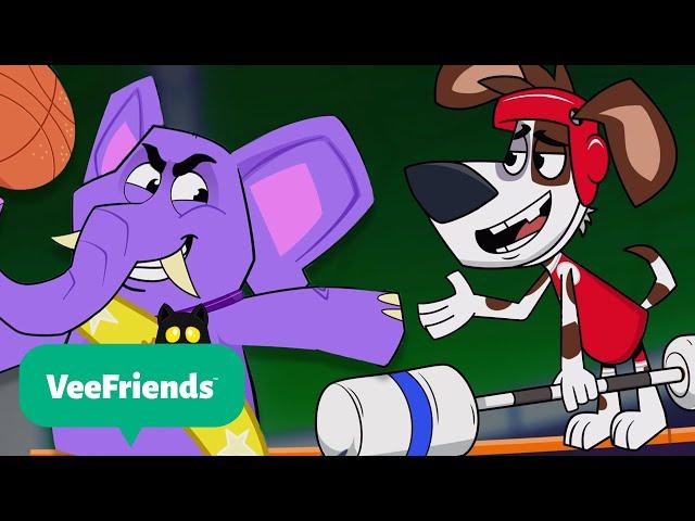 Basketball & Foam Pit Games! | @VeeFriendsCartoons  | NEW! | Monster Cartoon for Kids