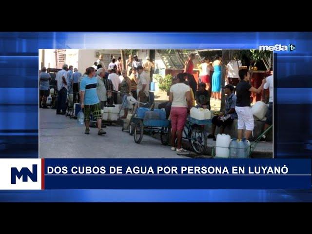 Sonando en Cuba 11-19-24 Dos cubos de agua por persona en Luyanó, la Habana.