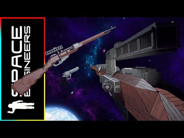 The Gun Class Gunship!! - Space Engineers