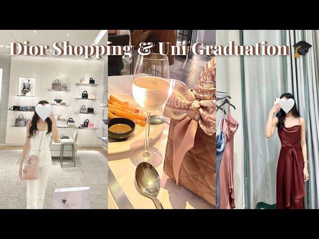 Dior shopping & uni graduation ‍ dining at wolfgang, blackbird unboxing • philippines