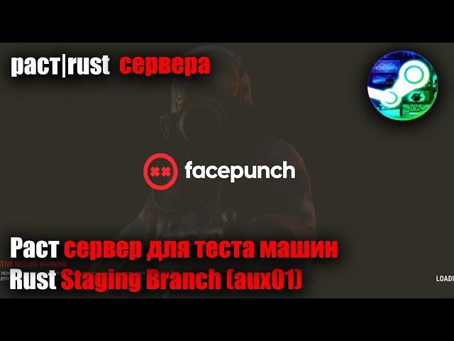 РАСТ КАК ЗАЙТИ НА СЕРВЕР С МАШИНАМИ! Rust Staging Branch aux01