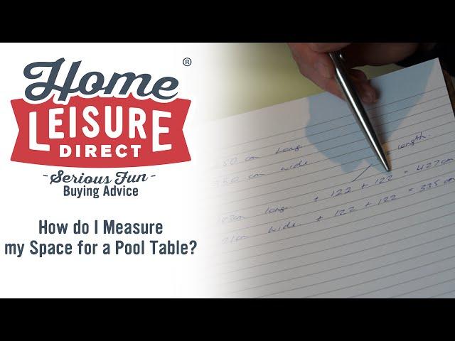 How do I Measure my Space for a Pool Table? - Pool Table Buying Advice