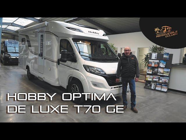 Hobby Optima De Luxe T 70 GE 2024 // 180PS // 9G Wandler // Feinstes Wohnmobil // Einzelbetten