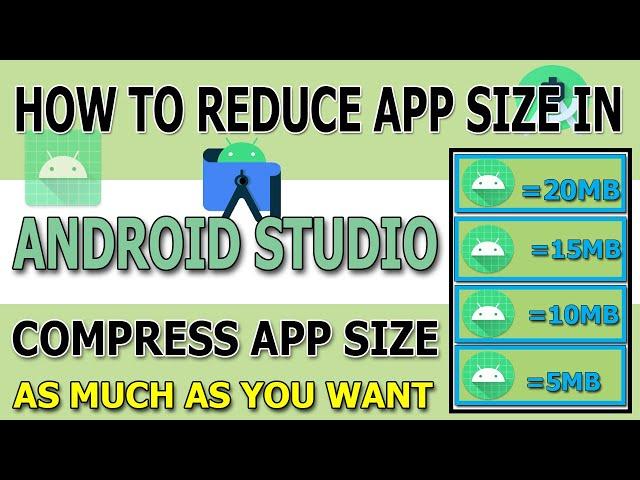 How To #Reduce Apk Size In #Android Studio | #Compress #App Size In Android #Studio #Tutorials