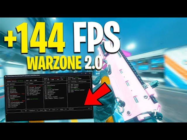 WARZONE 2 FPS BOOST GUIDE FOR PC (WARZONE 2 FULL OPTIMIZATION)