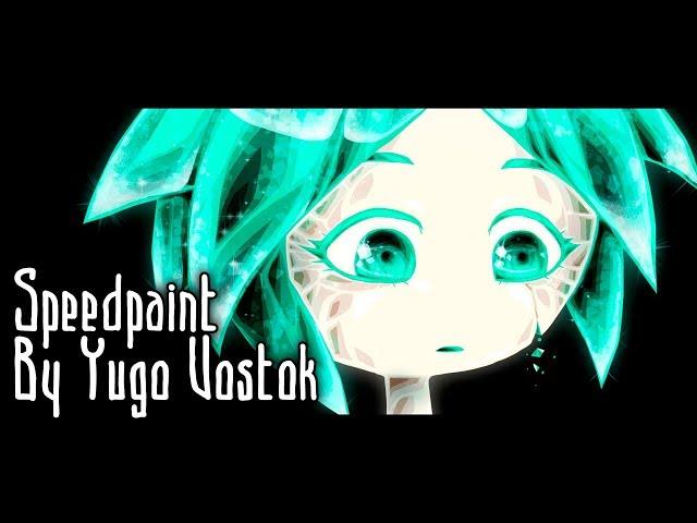 Phosphophyllite (Land of the Lustrous) // SpeedPaint by Yugo Vostok