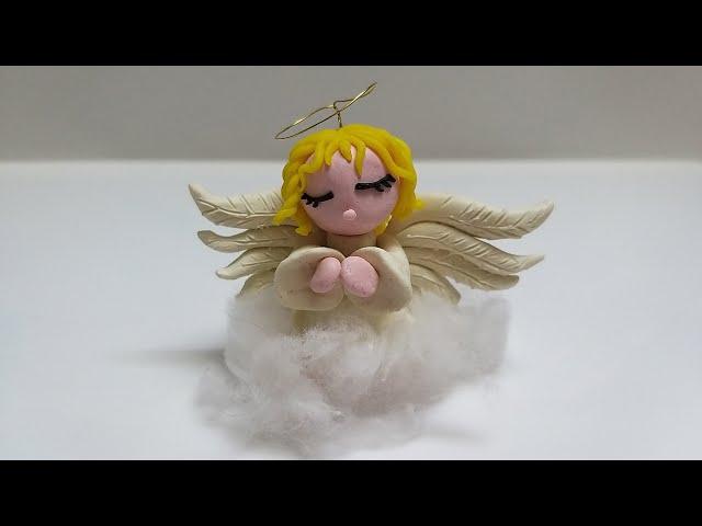 Ангелочек из пластилина, полимерной глины или мастики (Modelling Clay Angel)