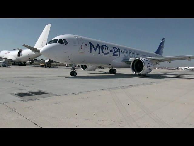 Irkut MC-21-300 makes its first international flight