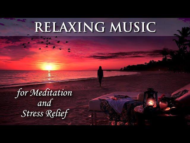 Relaxing Music with Beach Ambience for Meditation and Stress Relief | Aadhan Music