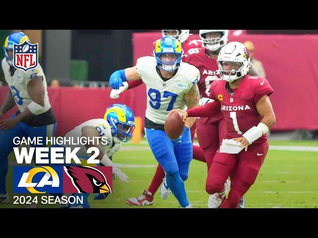 Los Angeles Rams vs. Arizona Cardinals | 2024 Week 2 Game Highlights